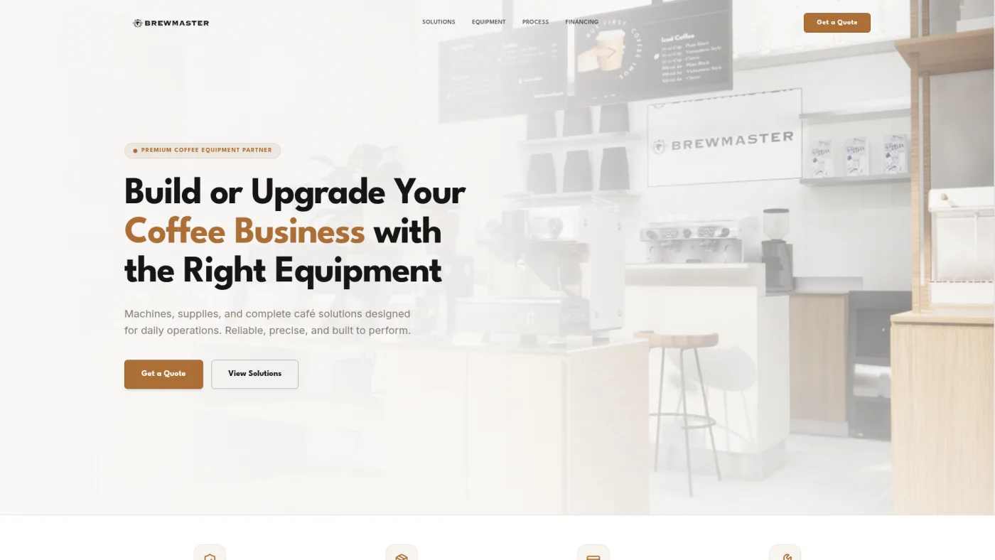 Brewmaster website by Sibya